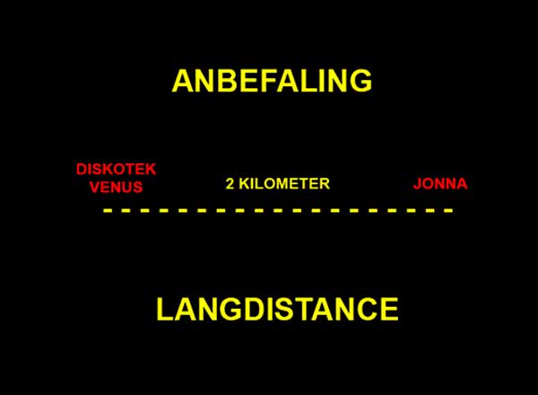 anbefaling langdistance